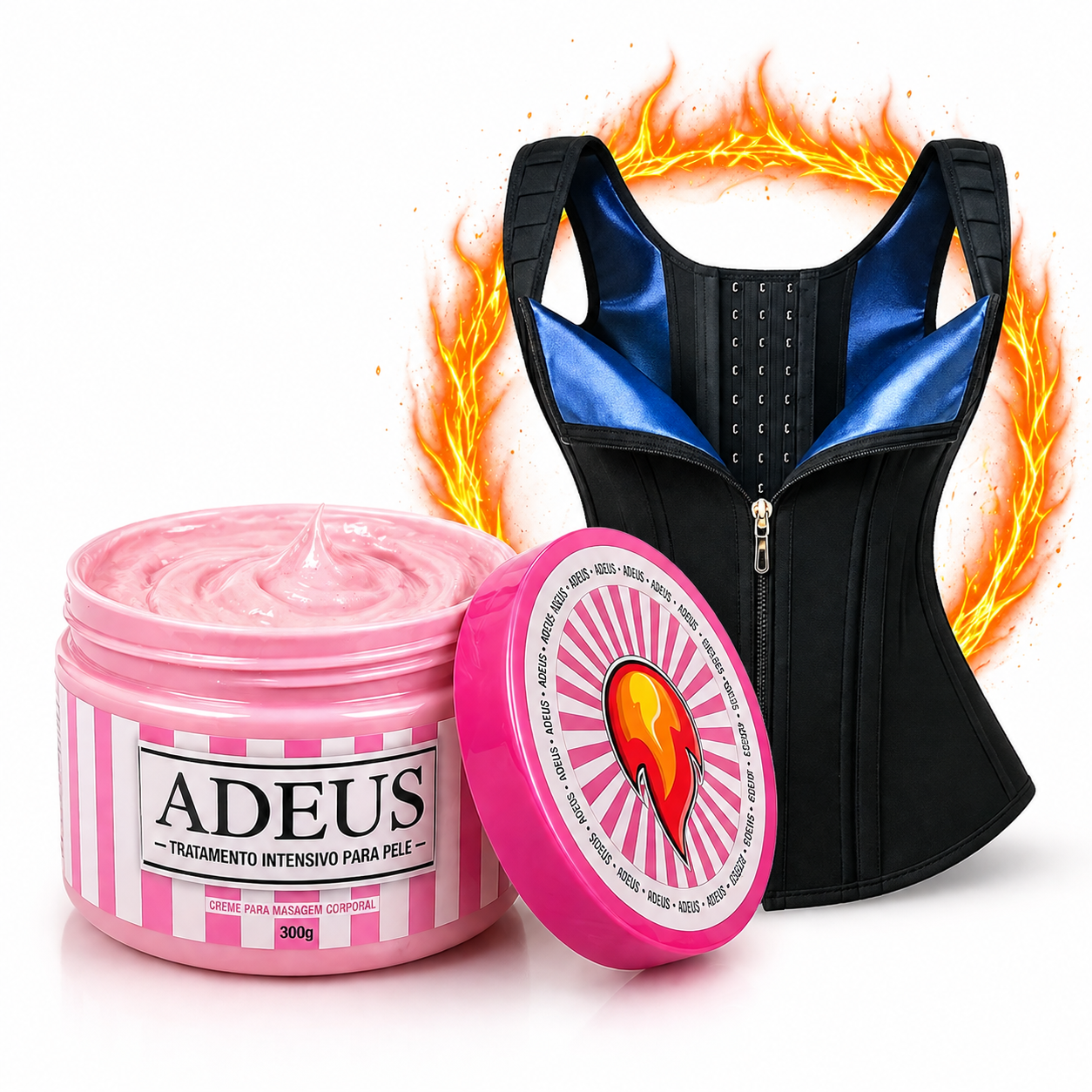 Combo Gaine Chauffante & Crème ADEUS